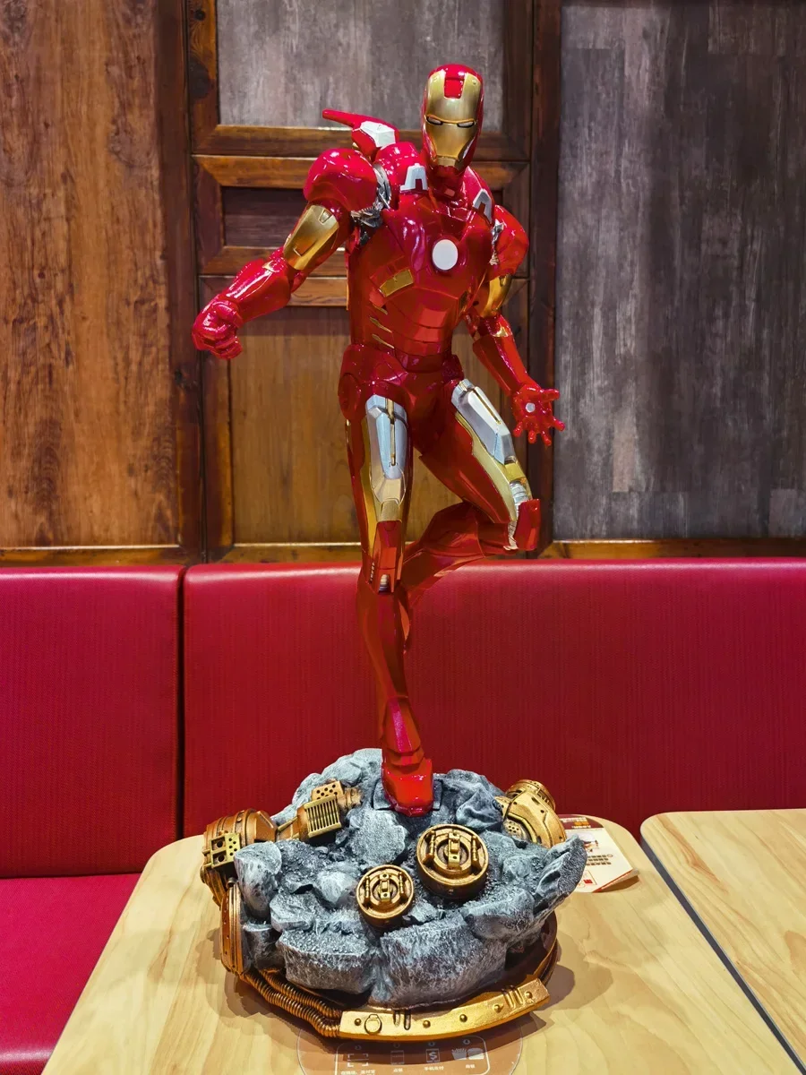 Figuras de Los Vengadores Mk7 de Marvel, estatuas de resina periférica, adornos grandes para decoración del hogar, regalos creativos, 60cm