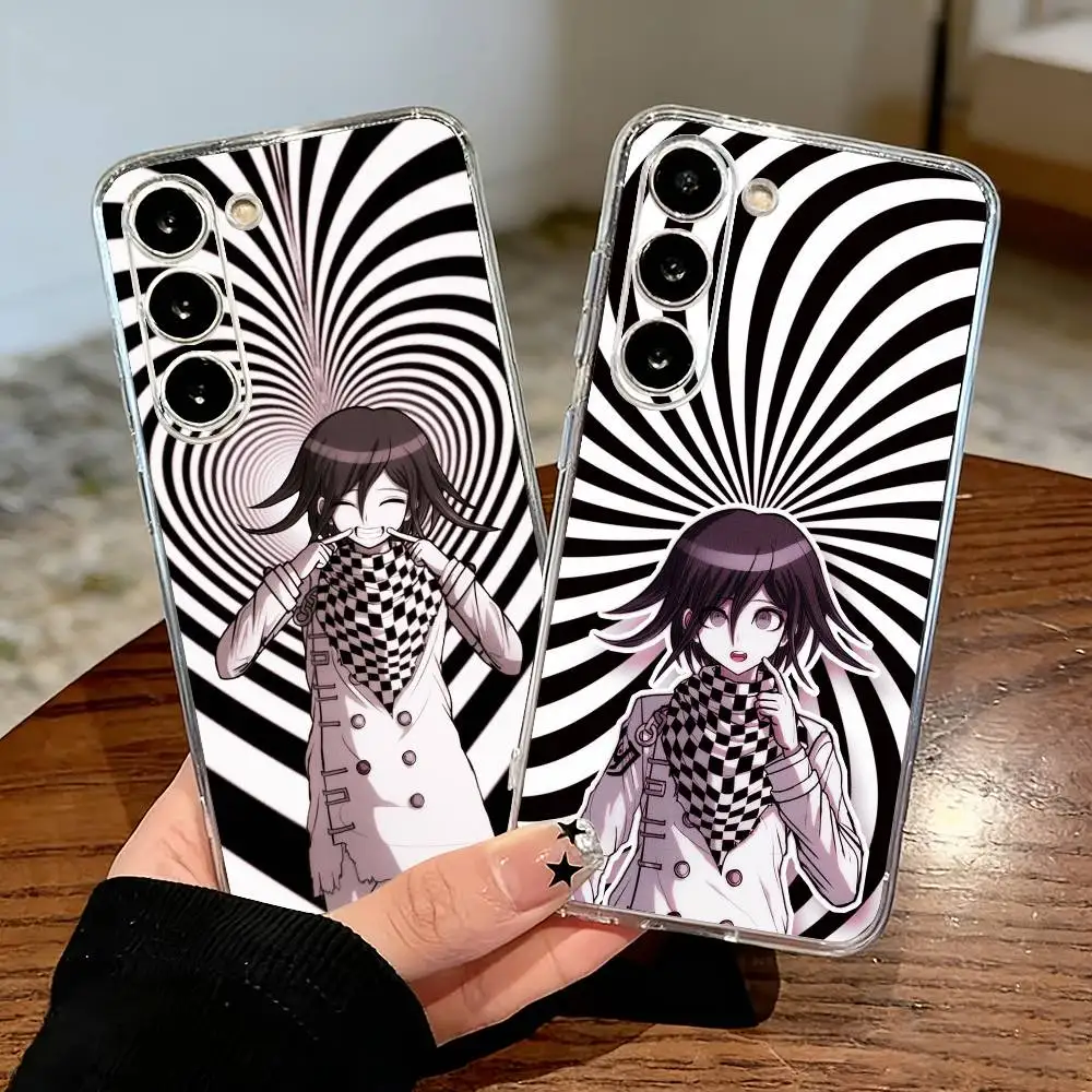 K-Kokichi O-Oma Cartoon Phone Case For Samsung S25,S24,S21,S22,S23,S30,Ultra,S20,Plus,Fe,Lite Transparent Cover