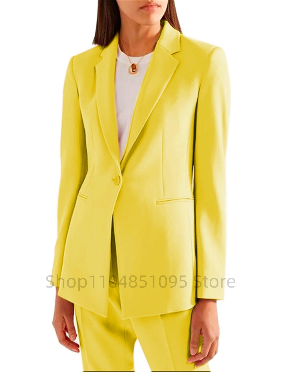 

Red Women Pants Sets With Jacket 2 Piece Single Breasted Notch Lapel Slim Fit Blazer Elegant Female Office Full Sets Lady Blazer