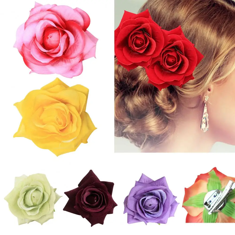 

Fix Hair Nice Appearance Petal Shape Easy to Match Women Hair Barrette Female Accessory