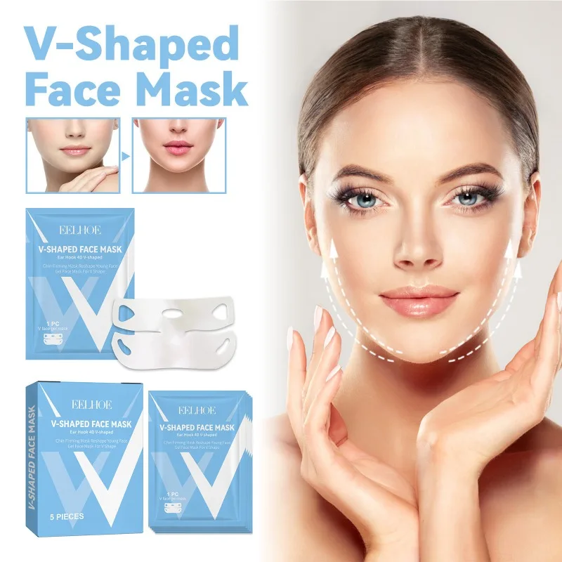 

V-Shaped Lifting Face Mask Tightens Double Chin Shapes Small Face Ear-Hook V-Face Lifting Mask