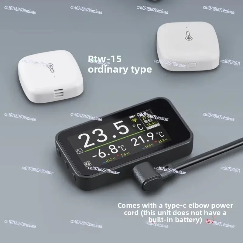 Wireless Car Thermometer Electronic Luminous Display Digital Temperature Gauge for Vehicle