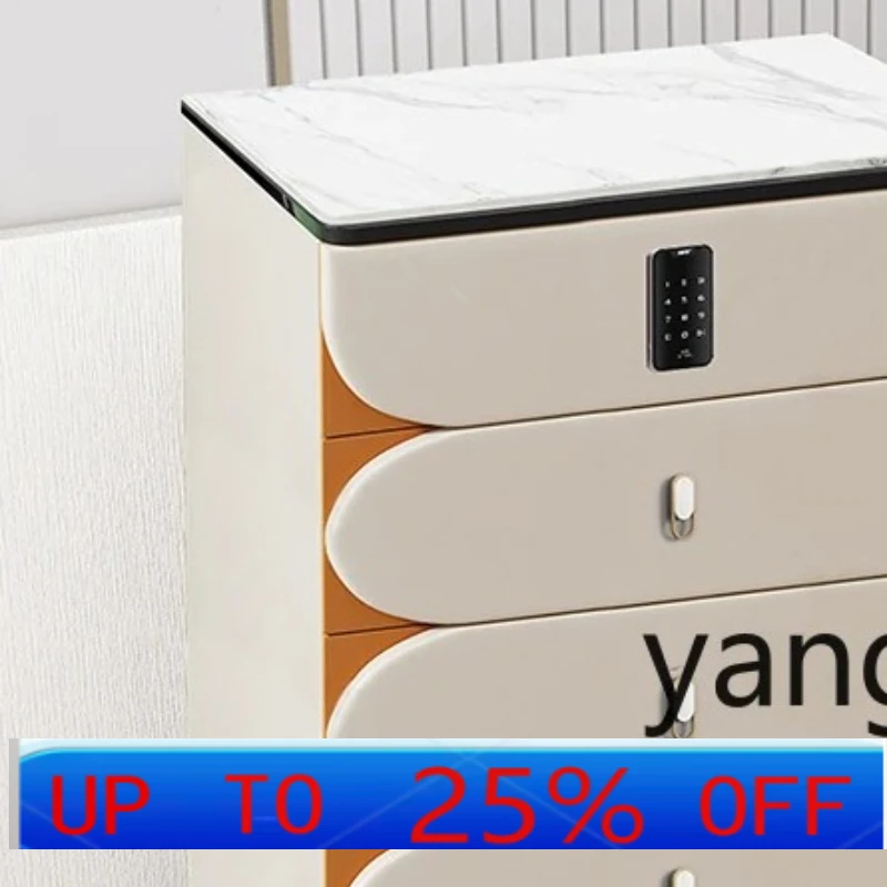 

lmm Italian-style all-solid wood complete chest cabinet splicing contrasting color simple Hong Kong-style storage locker