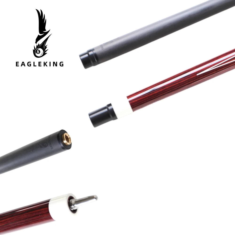 Carbon Fiber 1/2 Break Cue Uniloc Joint Black Bakelite Ferrule White Joint Collar 12.9mm Tip Black Technology Cue