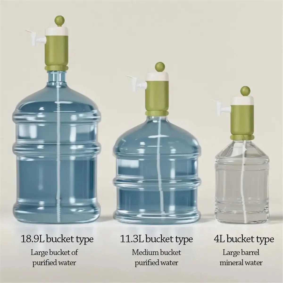 (A02R] Portable Automatic Water Dispenser Hand Press Pump Bucket Water Pressure Pump for Easy Drinking Water Access view 6