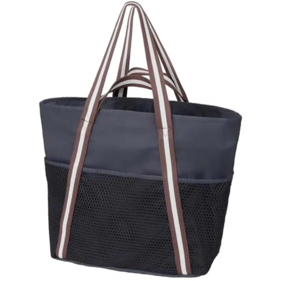 

Waterproof Beach Bags for Women - Machine Washable Travel Tote Bag with Zipper Cruise Swim Vacation Essentials