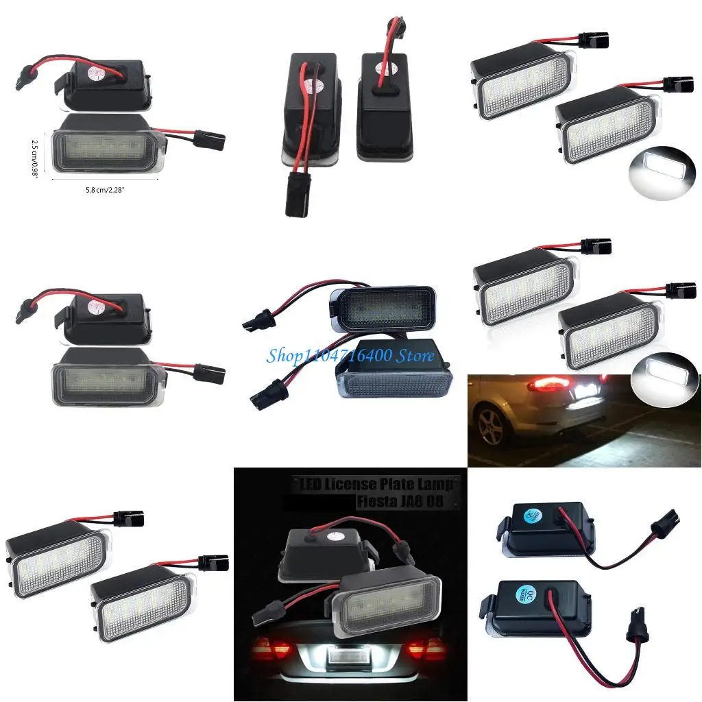 

y1gd License Plate Lights for Fiesta KUGA Replacement License Lamp