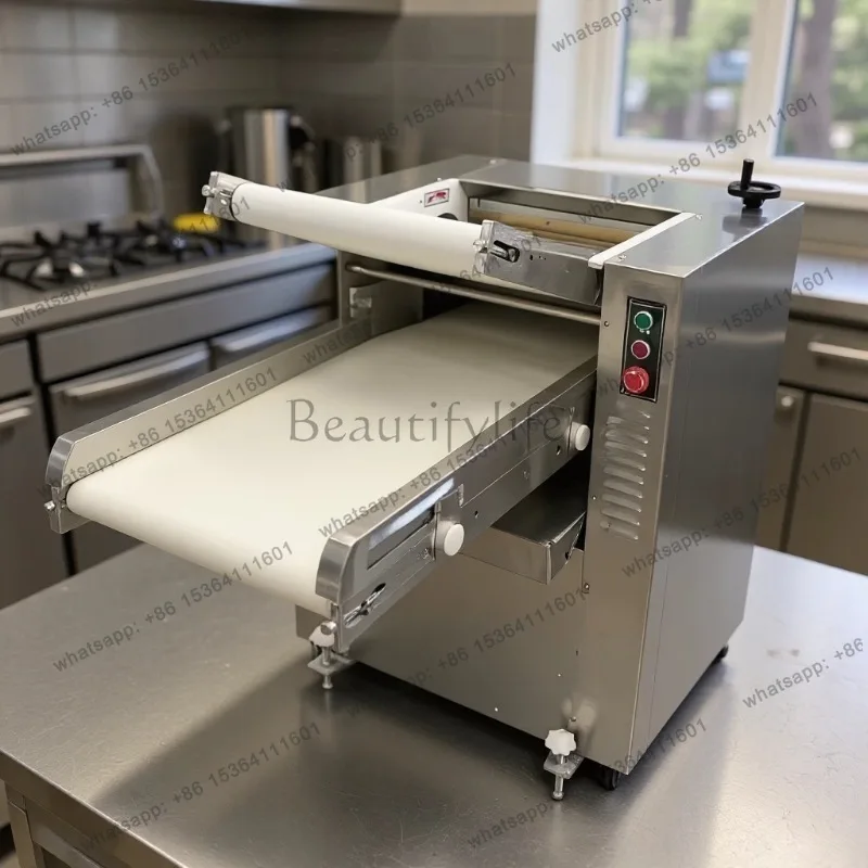 Manufacturers sell fully automatic noodle presses, large cafeterias kneading noodle presses