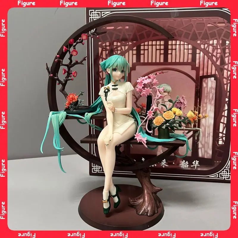 

25cm Hot Sale Anime Figure Cheongsam Ancient Customs Statue Figurine Collectible PVC Model Ornamental Object Toys Birthday Gifts