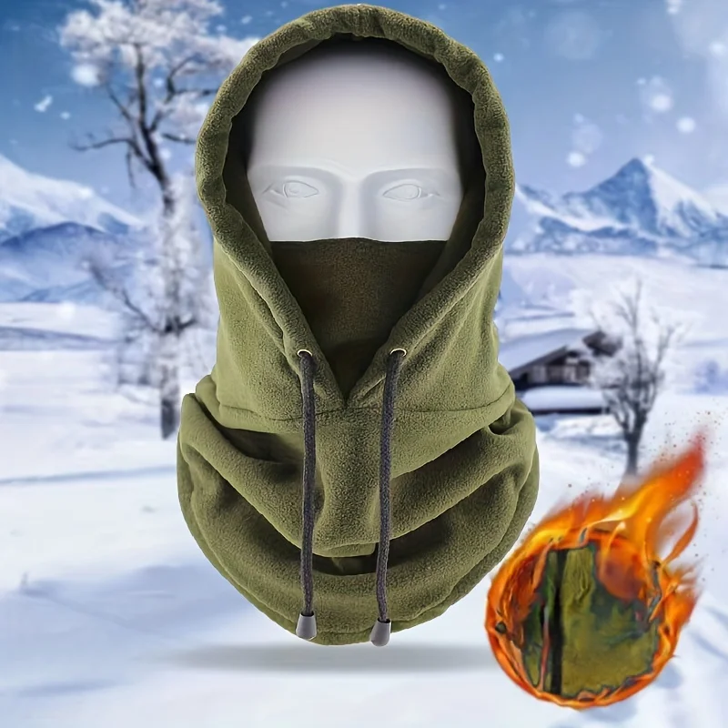 Balaclava Ski Mask - Windproof, Warm Full Face Cover With Neck Gaiter For Cold Weather, Stretchy Polyester