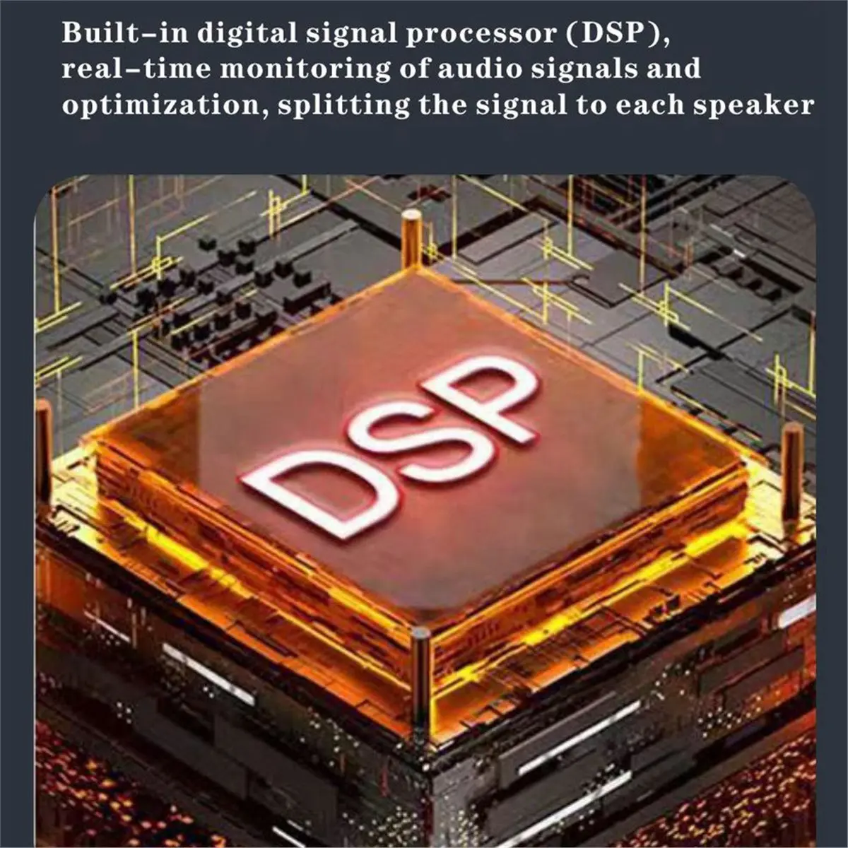 

Автомобильный DSP-усилитель звука Y69A, 4x50 Вт, 4-канальный цифровой аудиопроцессор, управление через приложение, автомобильный усилитель мощности