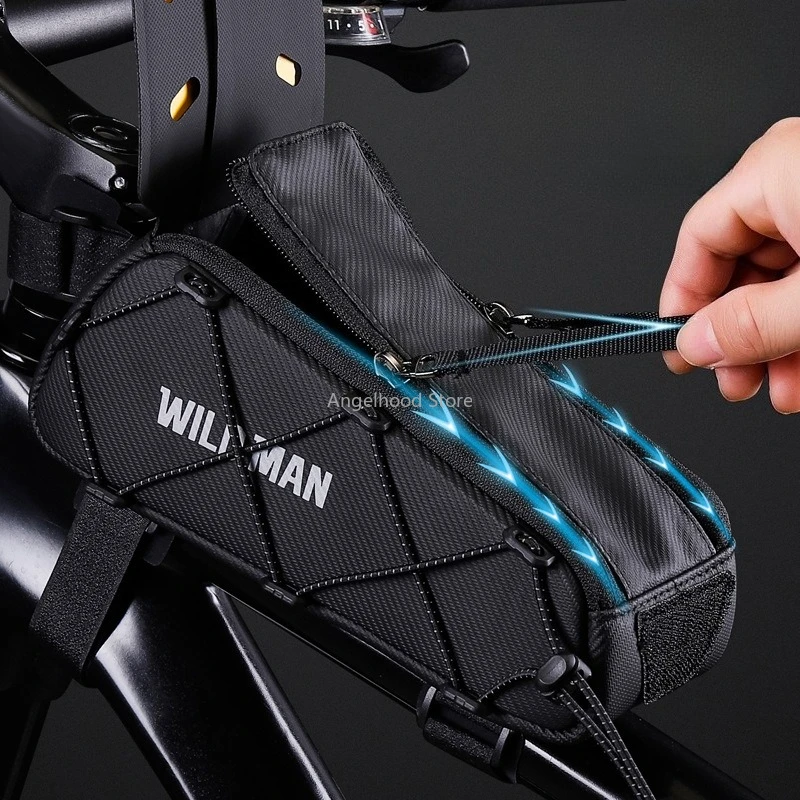 Hard Shell EVA Mountain Bike Bicycle Bag Fork Bridge/Top Tube Bag Cross-Border Cycling Mobile Phone Bag Equipment