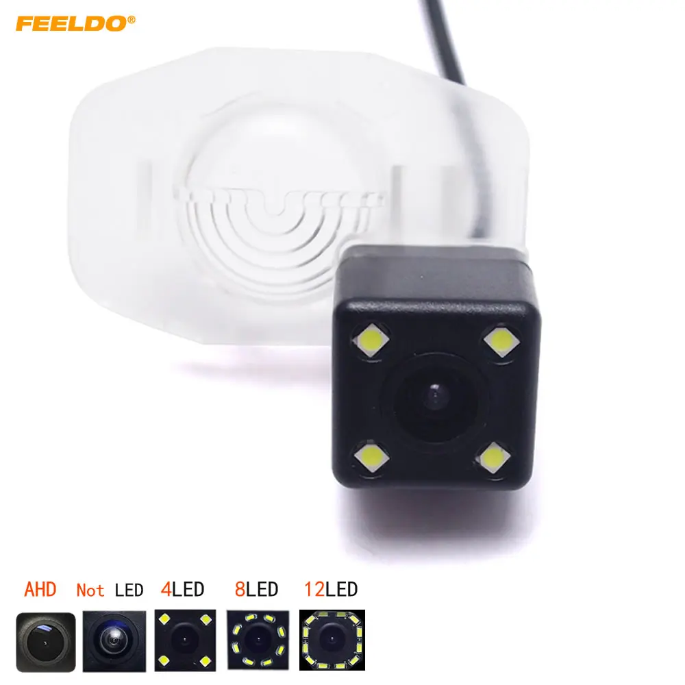 

FEELDO Car Rear View Parking Camera AHD With 4LED 8LED 12LED For BYD G3 L3 S6 G6 Reasoo Install Reverse Backup Camera #1374