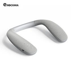 Rockmia Brand Neckband Bluetooth Speaker EBS-908 Gray  6w  BT 5.0 Wirelesss Stereo Boom for House workinng  Game Walking Cycling