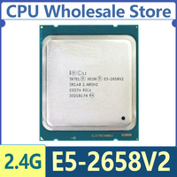 Intel Xeon E5-2658V2 E5 2658 V2 2658V2 2.4GHz 10-Core LGA 2011 CPU processor