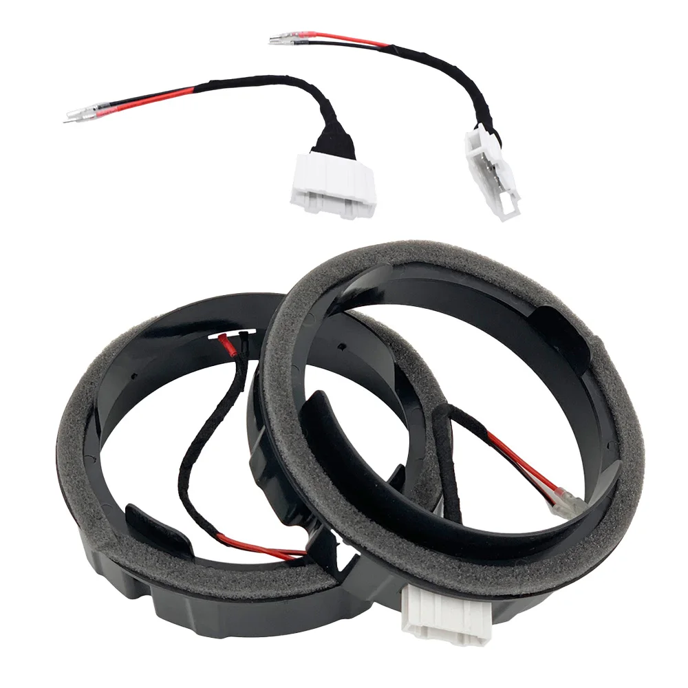 

1 пара автомобильных адаптеров для динамиков для Volkswagen Magotan Sagitar Tiguan Skoda Octavia, аудиокрепление 6,5 дюймов, специальное с вилкой без потерь