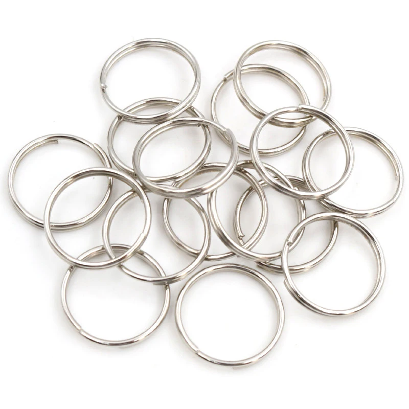 20mm 50pcs/Lot Open Jump Rings Double Loops Gold Color Silver Split Connectors For Jewelry Making Supplies DiY