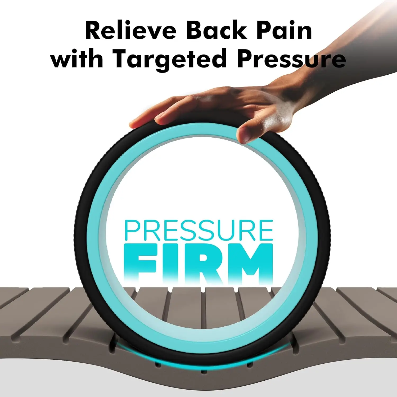 ลูกกลิ้งหลัง - ล้อหลังสำหรับการนวดเนื้อเยื่อชั้นลึก, ล้อโยคะสำหรับอาการปวดหลังและการยืดกล้ามเนื้อ - ลูกกลิ้งนวดเนื้อเยื่อชั้นลึกที่สะดวกสบาย · ลดราคา