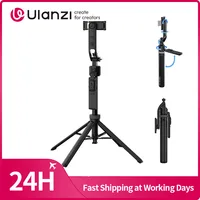​ Ulanzi TT23 trípode de palo de Selfie de seguimiento automático trípode de Selfie voluminoso para cámara de teléfono inteligente para Gopro con Bluetooth para viajes