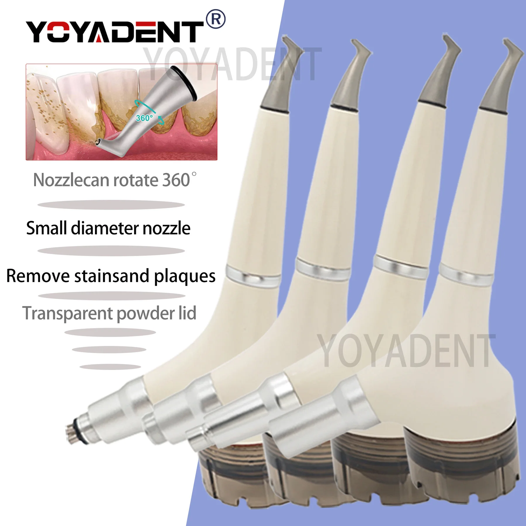 

2/4 Holes Dental Air Prophy Jet Polisher Air Water Sandblasting Gun ooth Whitening Cleaning For NSK KAVO Dentistry Tools