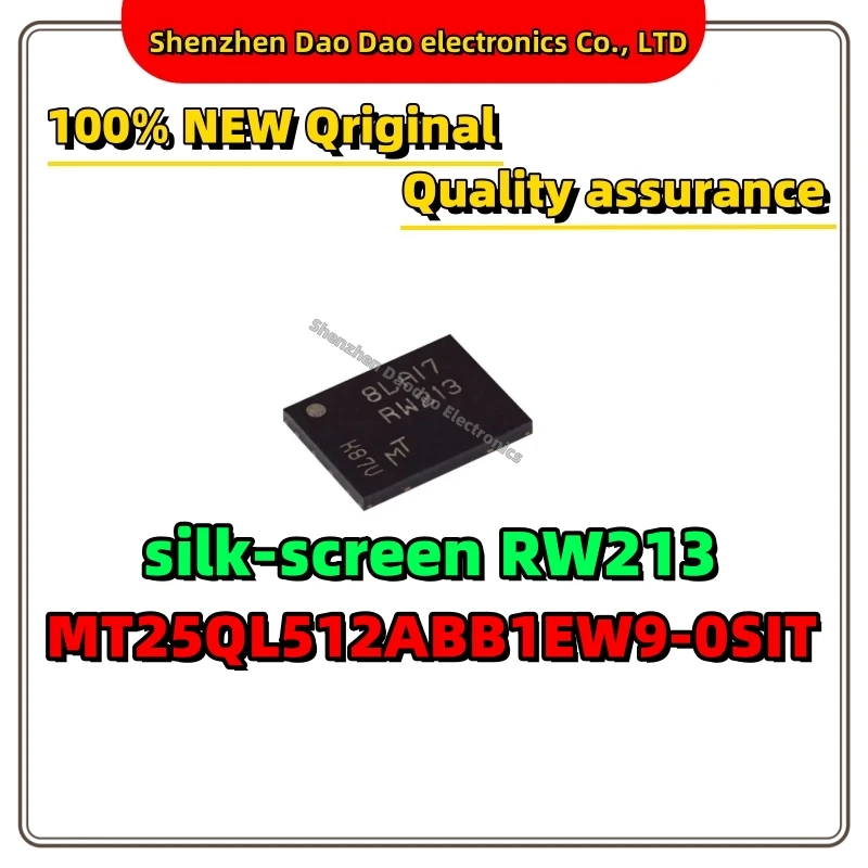 MT25QL512ABB1EW9-0SIT Screen printing RW213 WPDFN-8 Memory chip iC New original