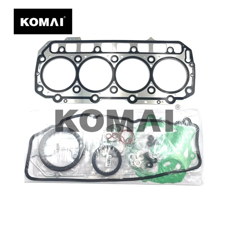 

KOMAI 4D94LE 4D94E Full Overhaul Gasket Kit Ppper Lower Set 729906-92740 for Komatsu Engine Loader