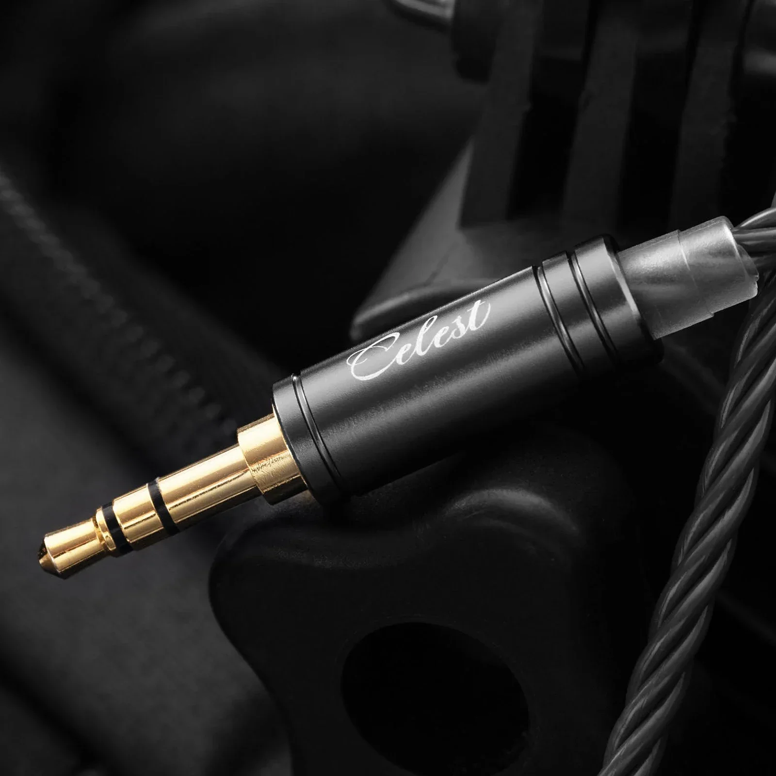 Kinera Celest Tiger Soul Oxygen-Free Copper Upgrade-Kopfhörerkabel mit goldenem 3,5-mm-Stecker 0,78 mm 2-poliges Kopfhörerkabel