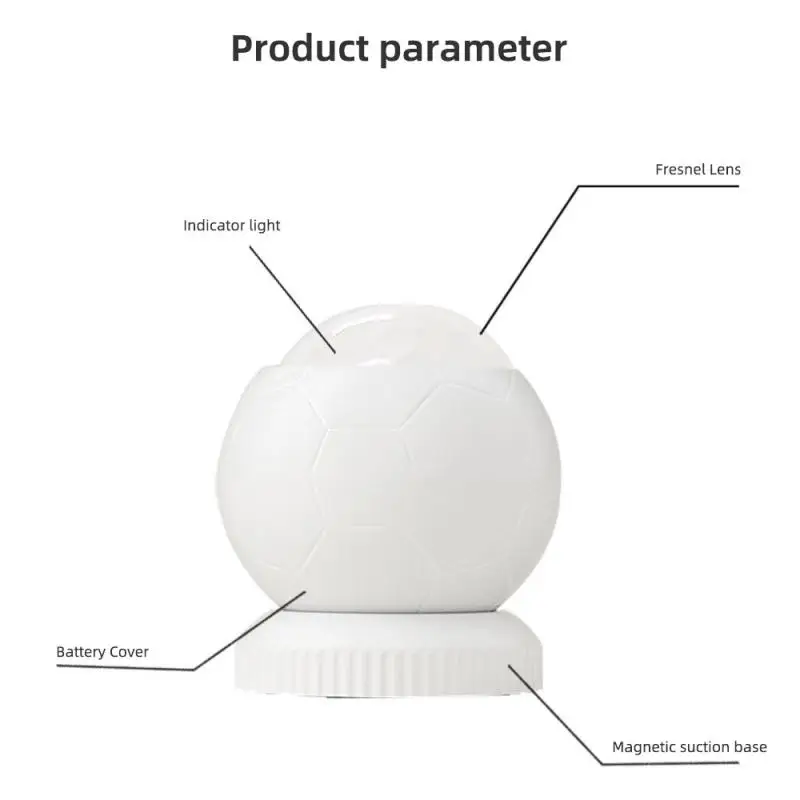 Датчик движения человека Tuya Zigbee, умный детектор движения с возможностью поворота на 360 ° и управлением через приложение