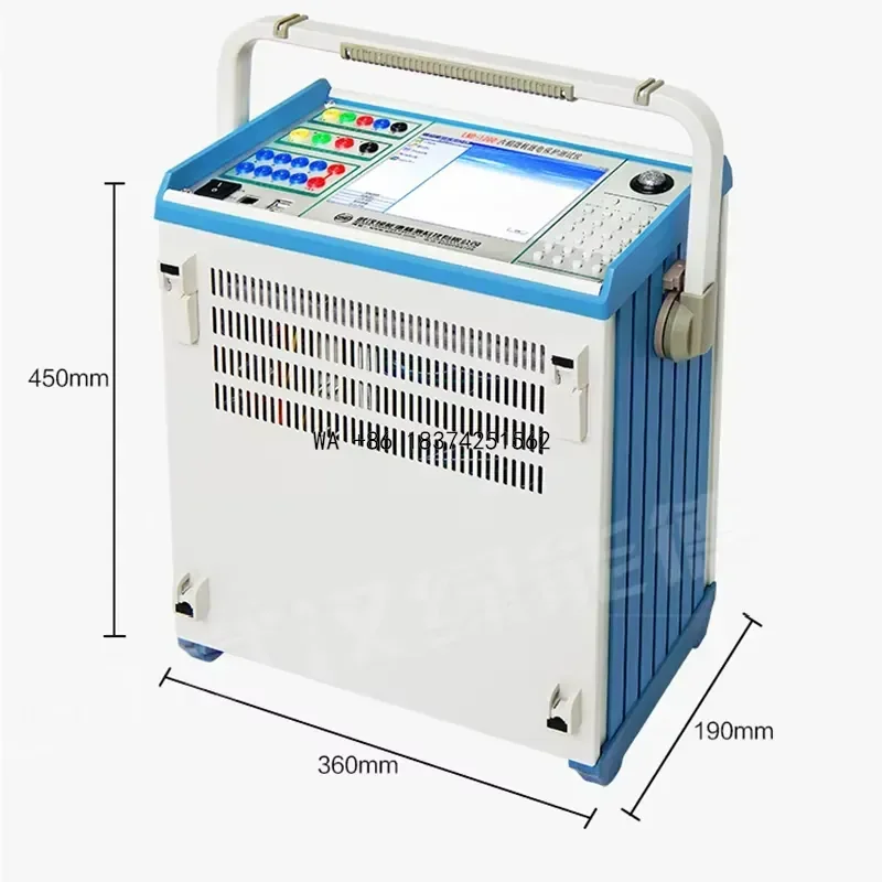 Wmwmnu for LND-1200 6 Phase Electronic Relay Protection Tester High Precision IP67 0.2 Accuracy 10W Power 2-Year Warranty