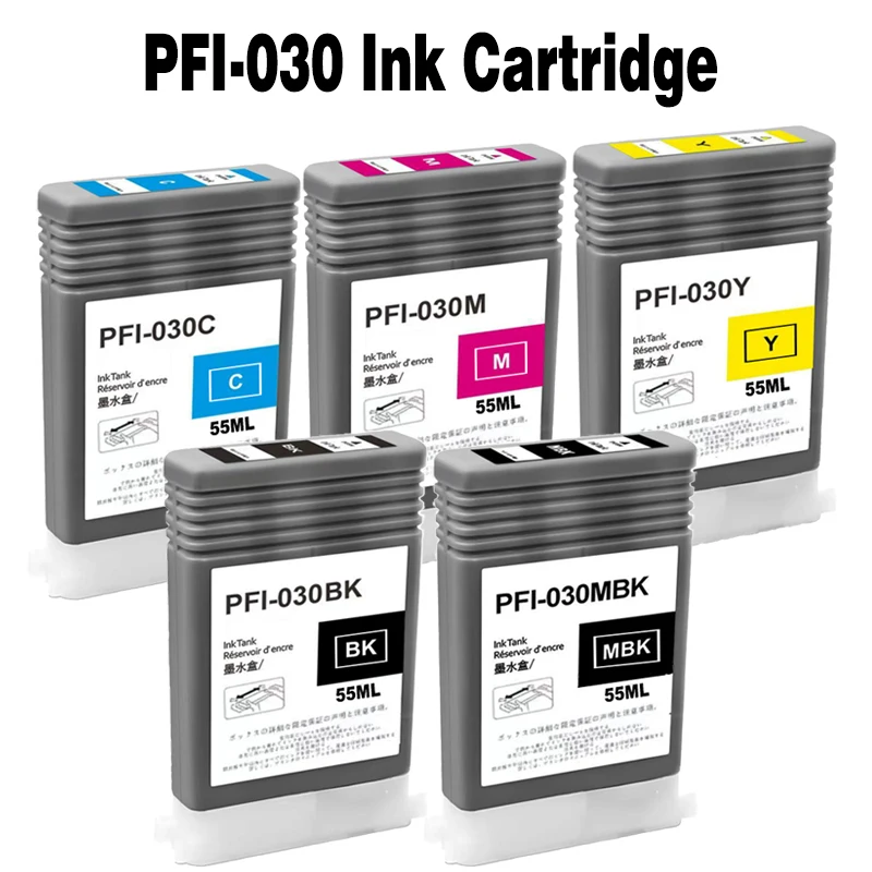 PFI-030 PFI 030 PFI030 Ink Cartridge Full With Pigment Ink For Canon ImagePROGRAF TA-20 TA-30 TM-240 TM-340 Printer