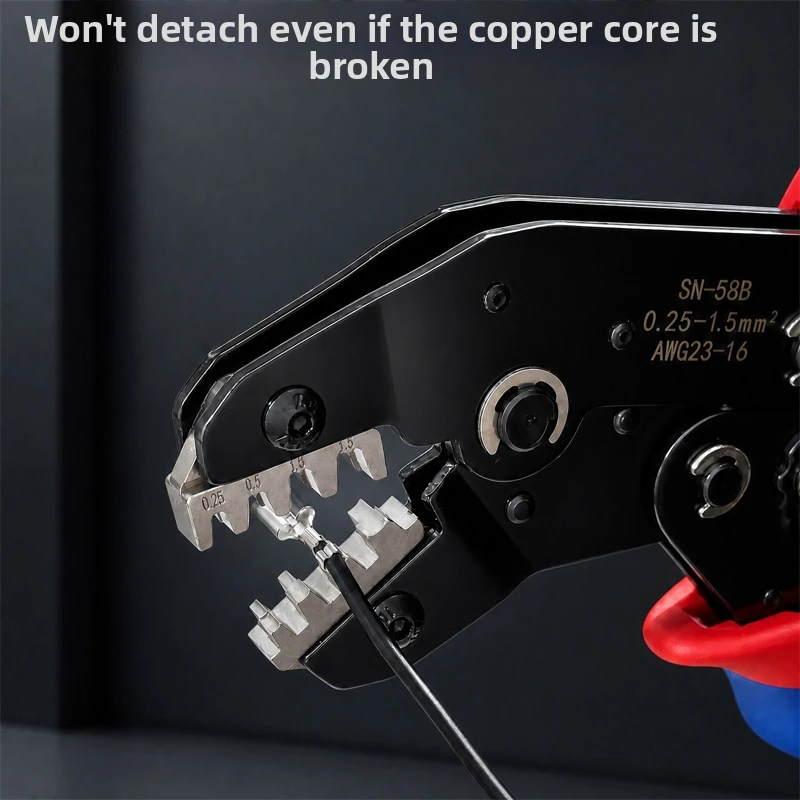 Ratchet Crimping Pliers SN48B SN58B SN2549 Cold Press Terminal Crimper Tool Tab Insert Spring Terminal Electrical Wire Wiring