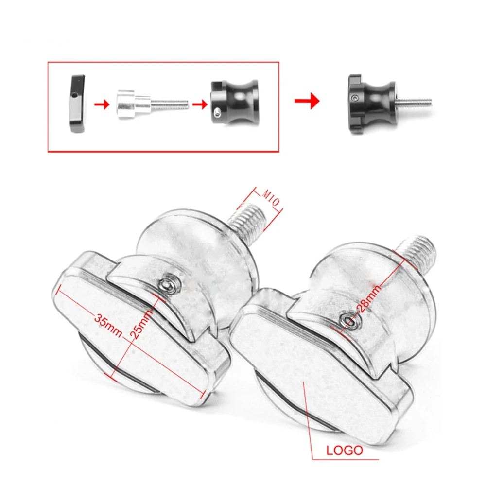 New 8MM Swingarm Spools Slider Stand Screws For Honda CB 1000R CB1000R 2008-2024 2025 Hot Sales Motorcycle Accessories Aluminum