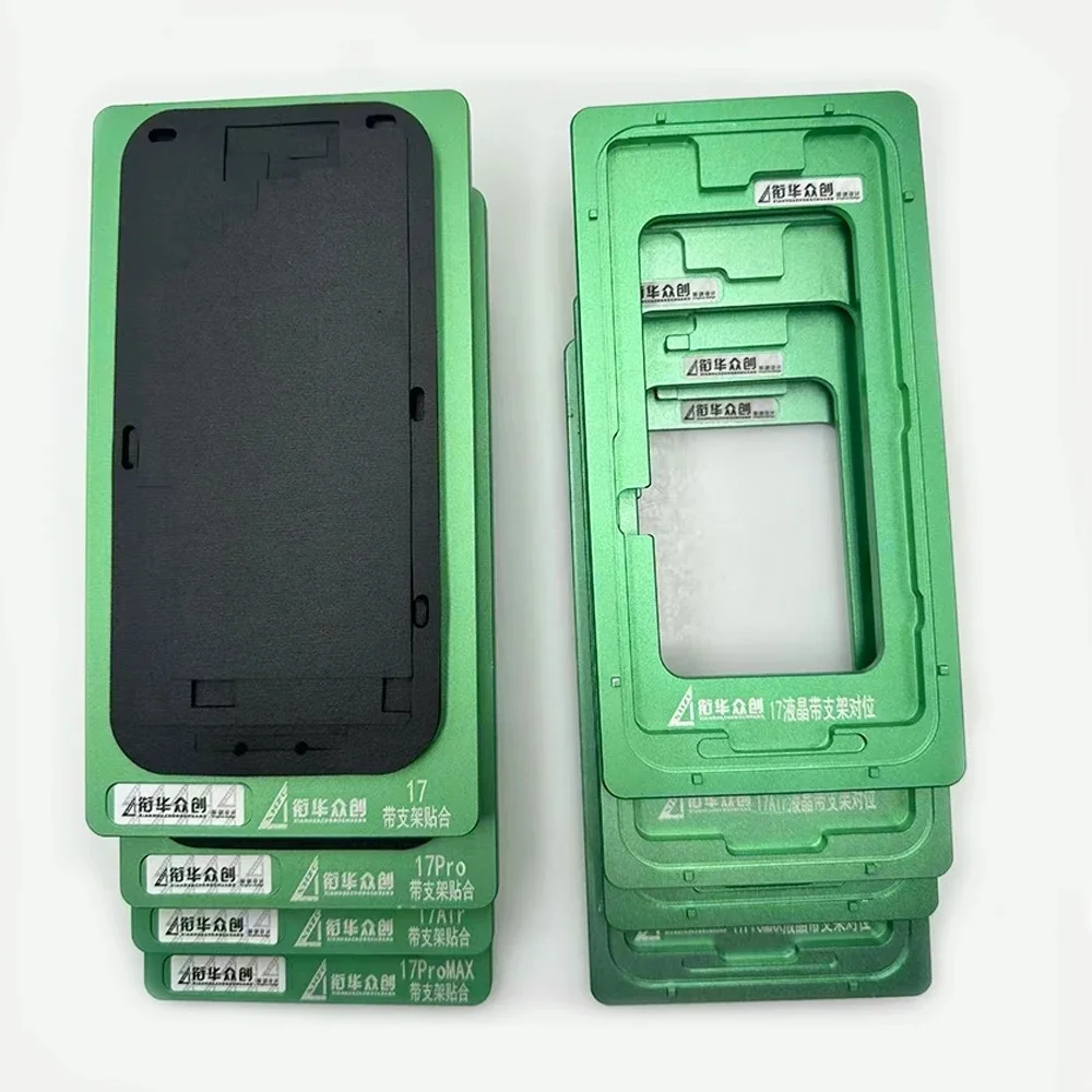 XHZC OCA Laminating Positioning Mold For iPhone 12 13 14 15 16 17 ProMax LCD Screen Alignment Module with Bezel Frame Rubber Pad