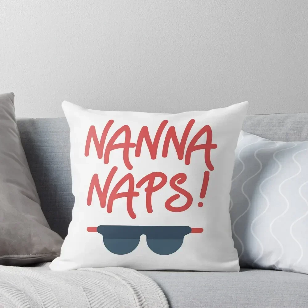 

Nanna Naps Throw Pillow Cushion Cover Luxury Pillow Decor Christmas Pillowcase pillow