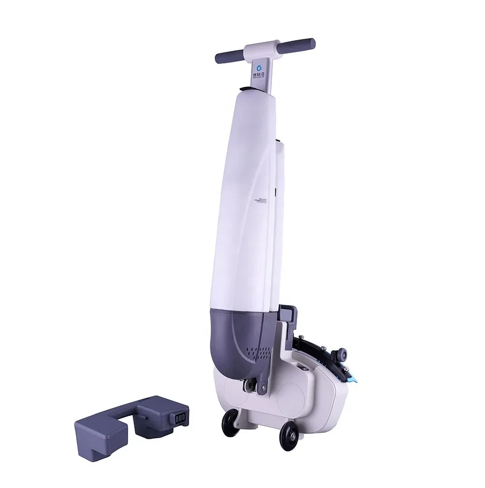 SQ7 Portable Upright Floor Scrubber For Ceramic Tile Hard Floor Mini Rotary Floor Cleaning Machine
