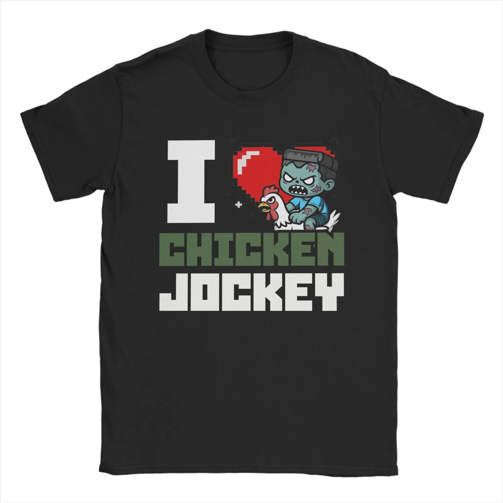 

I Love Chicken Jockey Graphic Print T Shirt for Men Women Absolute Cinema Movie 2025 Pure Cotton Tee Shirt Clothing