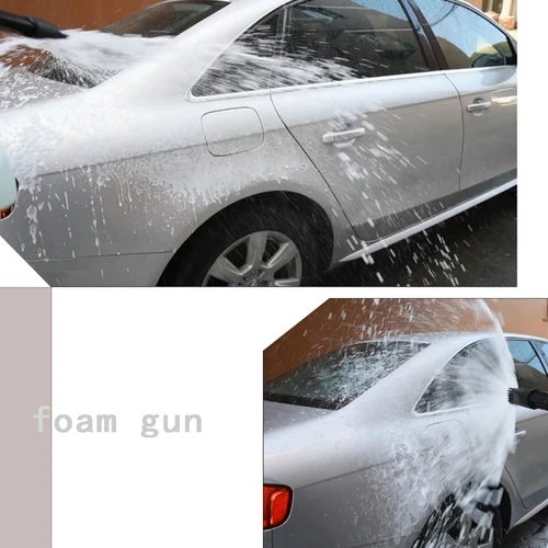 Imagen 2 del producto Boquilla de espuma para lavadora de coche ajustable, 1L, pistola de espuma para lavado de coches, olla de espuma de limpieza, lanza, jabón de agua, pulverizador de champú, pistola de espuma en aerosol