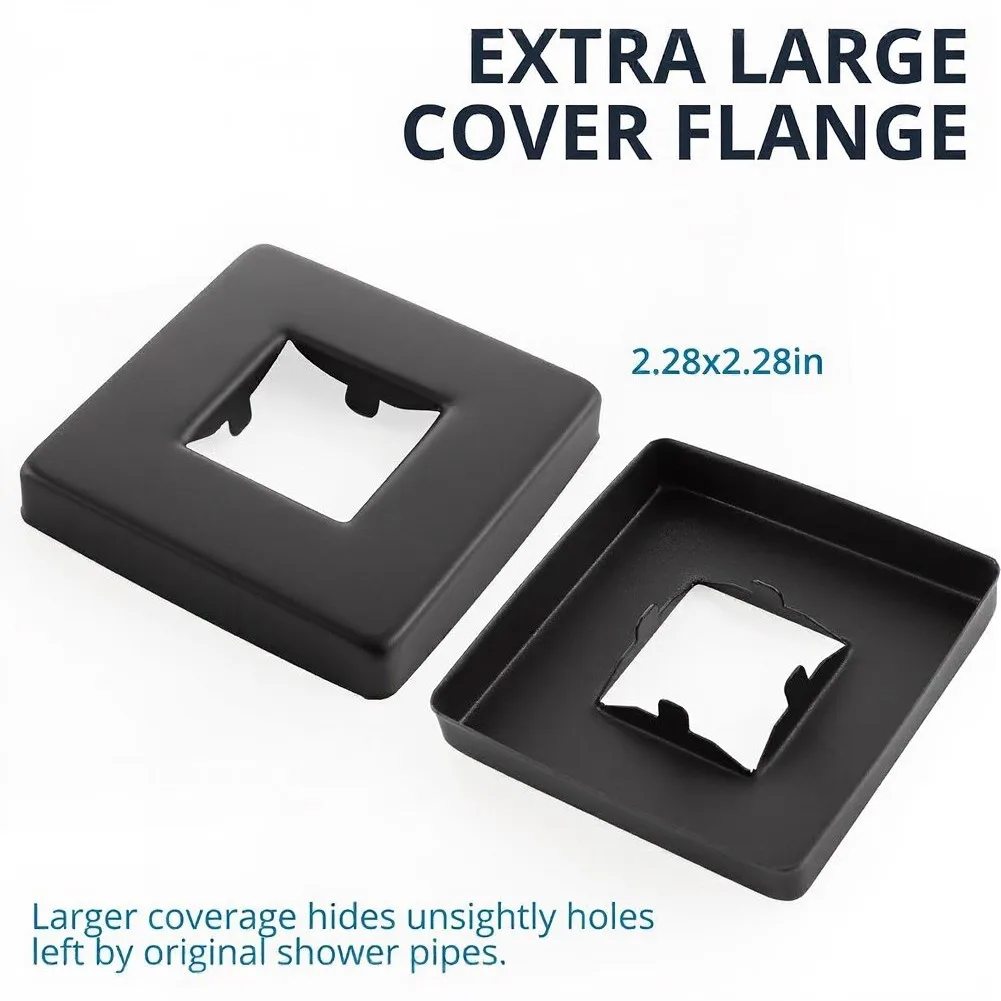 Stainless Steel Straight Shower Arm Featuring Electrostatic Baked Coating for Uniform Appearance and Durability