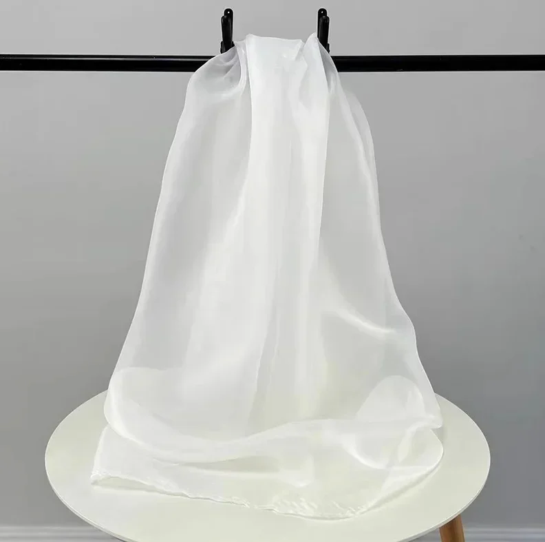 5M. Encrypt Thicken Matt Organza Fabric Satin Wedding Dress Fabric Designer Style Fabric.organza Lace Fabric 2025 High Quality image 3