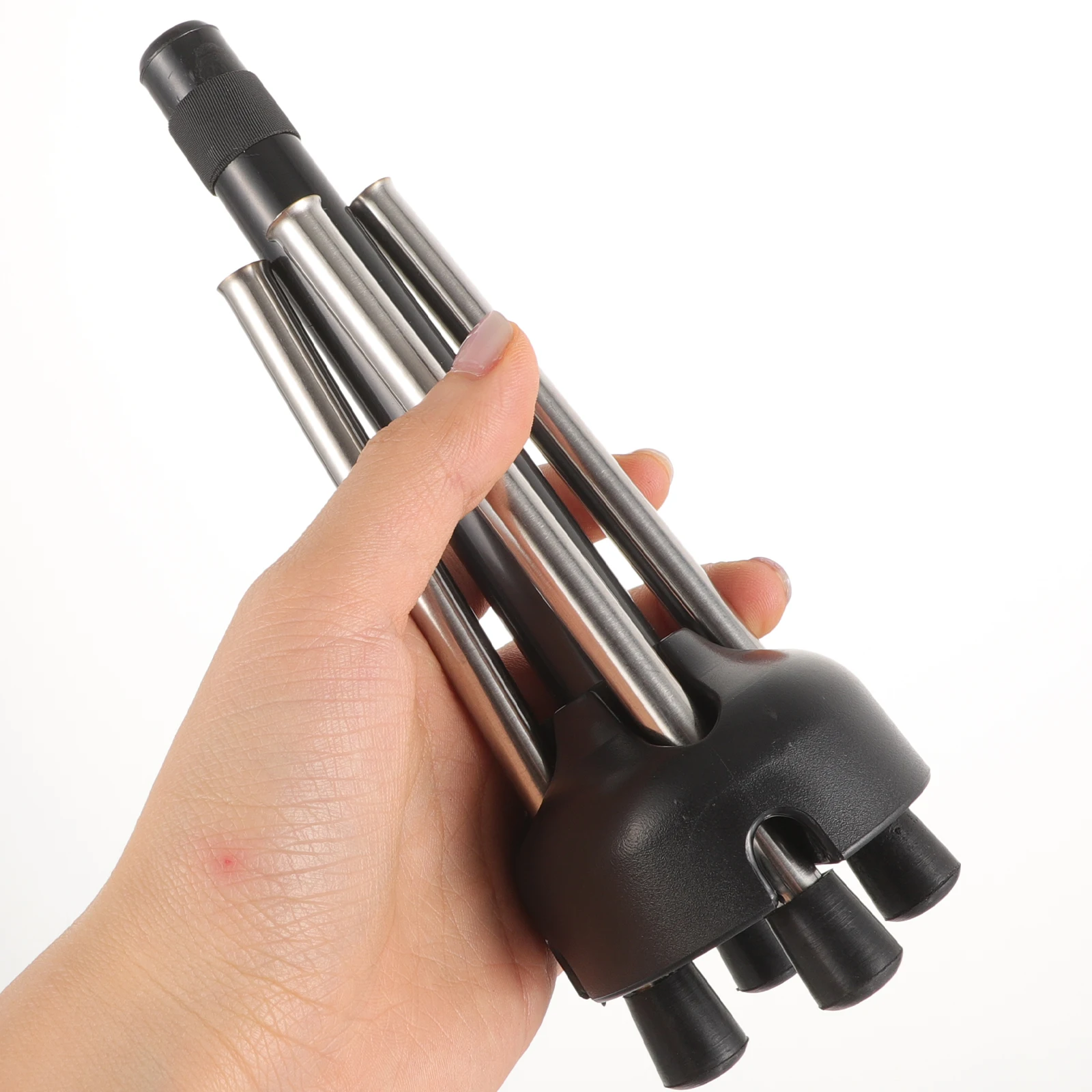 

Portable Musical Instrument Stand Flute Display Fall to The Ground Black Folding