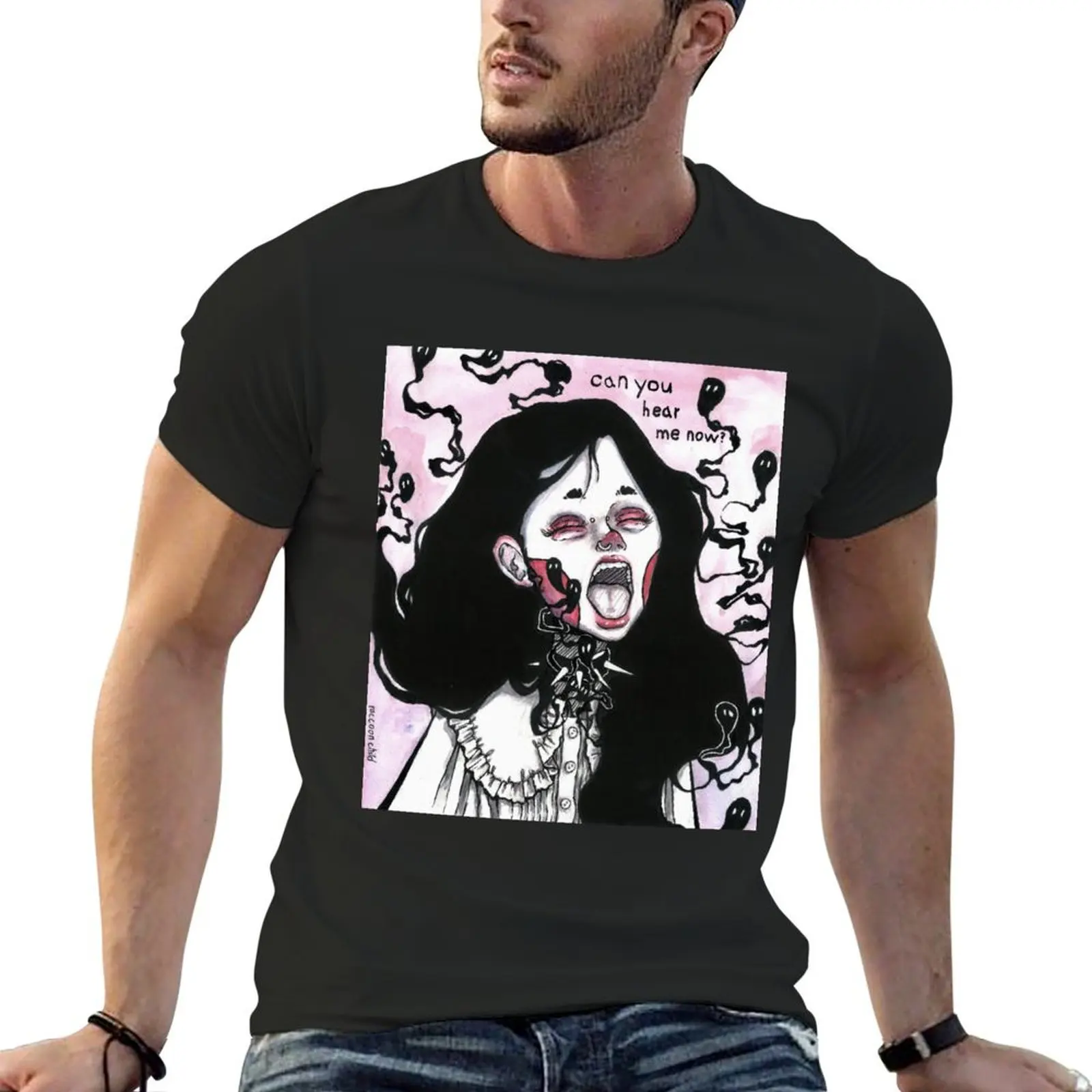 Футболка мужская в винтажном стиле, милый топ для любителей спорта, простая белая рубашка, большие размеры