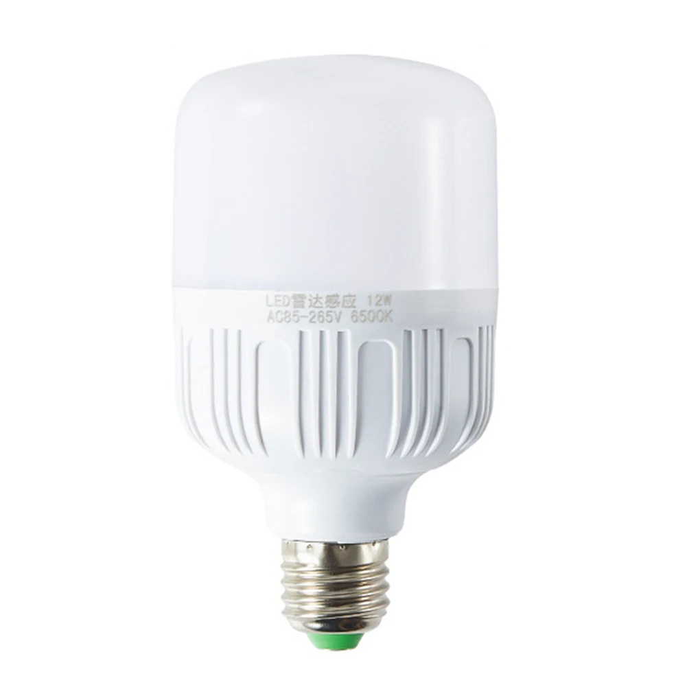 E27 5W 7W 9W 12W 15W Светодиодная ночная лампа Smart PIR Датчик движения Свет крыльца