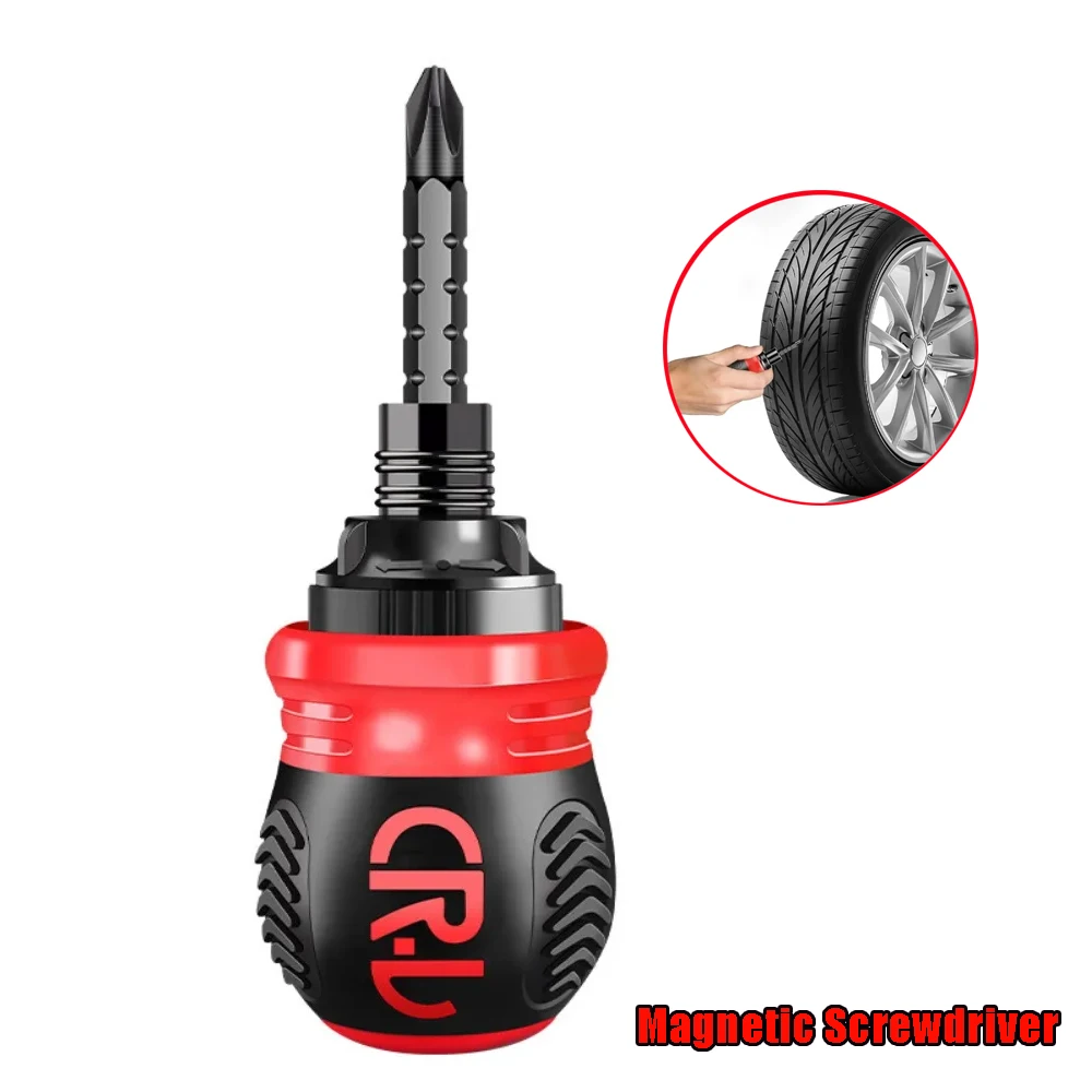 

Набор магнитных отверток-трещоток: короткие, компактные, с двойной головкой, сменными битами Cr-V для точного ремонта