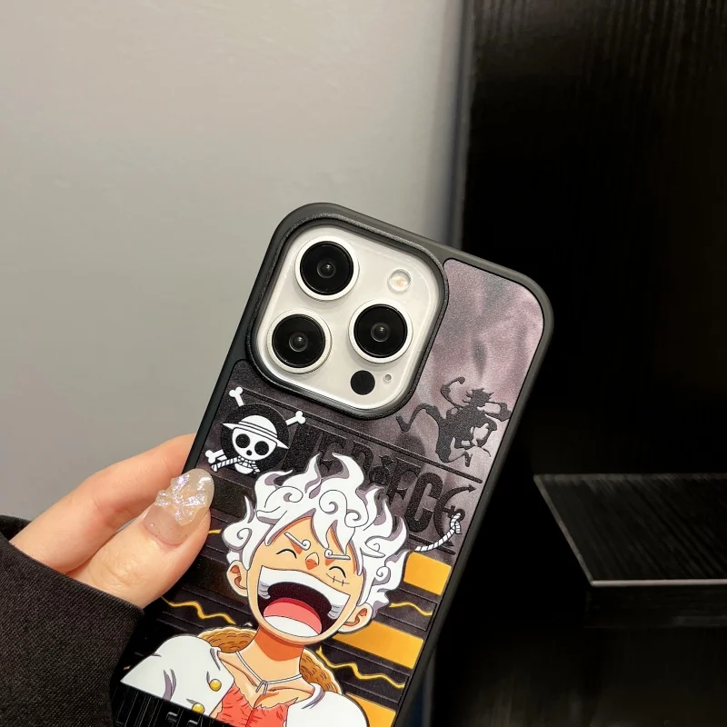 Anime O-One Pieces L-Luffy Thousand Sunny Phone Case For iPhone 12 13 14 15 16 Pro Max Magnetic Wireless Charging Magsafe Cover