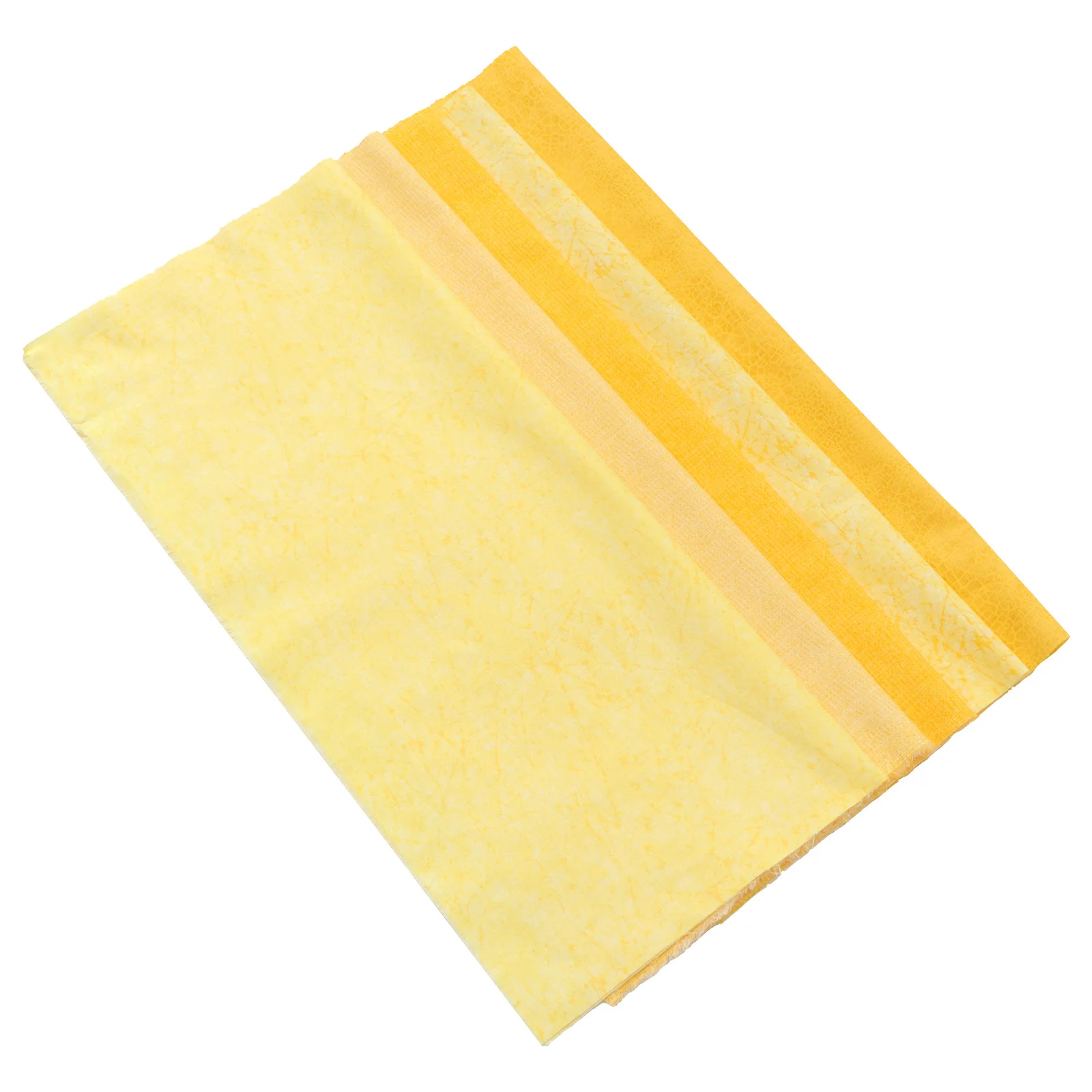 

5Pcs Pure Cotton Patchwork Quilting Fabric Printed Cloth Yellow for Handmade Sewing Embroidery Hair Accessories DIY Projects