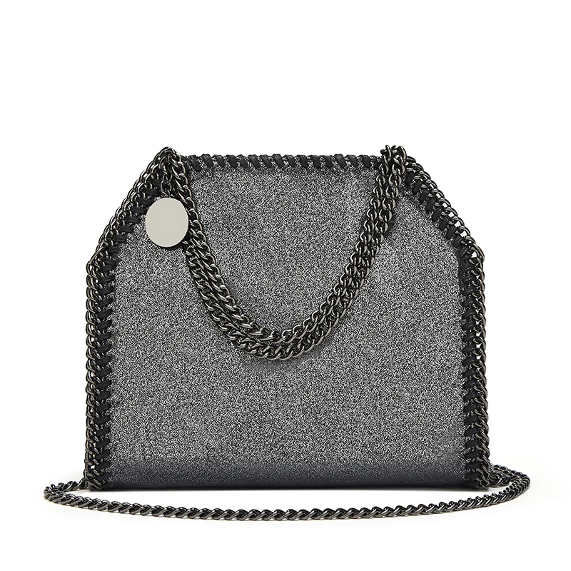 Fasonew Woven Chain Shoulder Bag 9