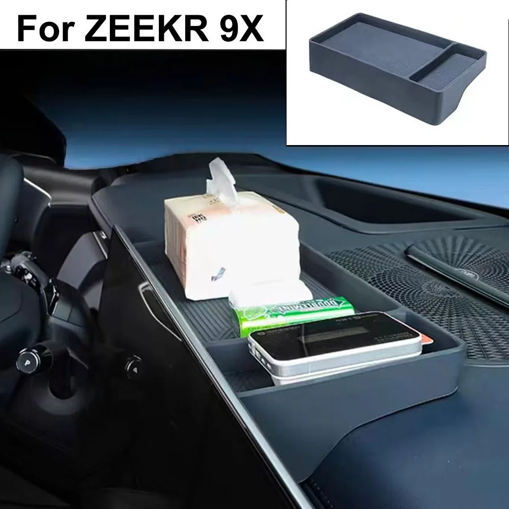 

For ZEEKR 9X 2025 2026 Central Control Screen Storage Box Item Storage Box Car Interior Decoration