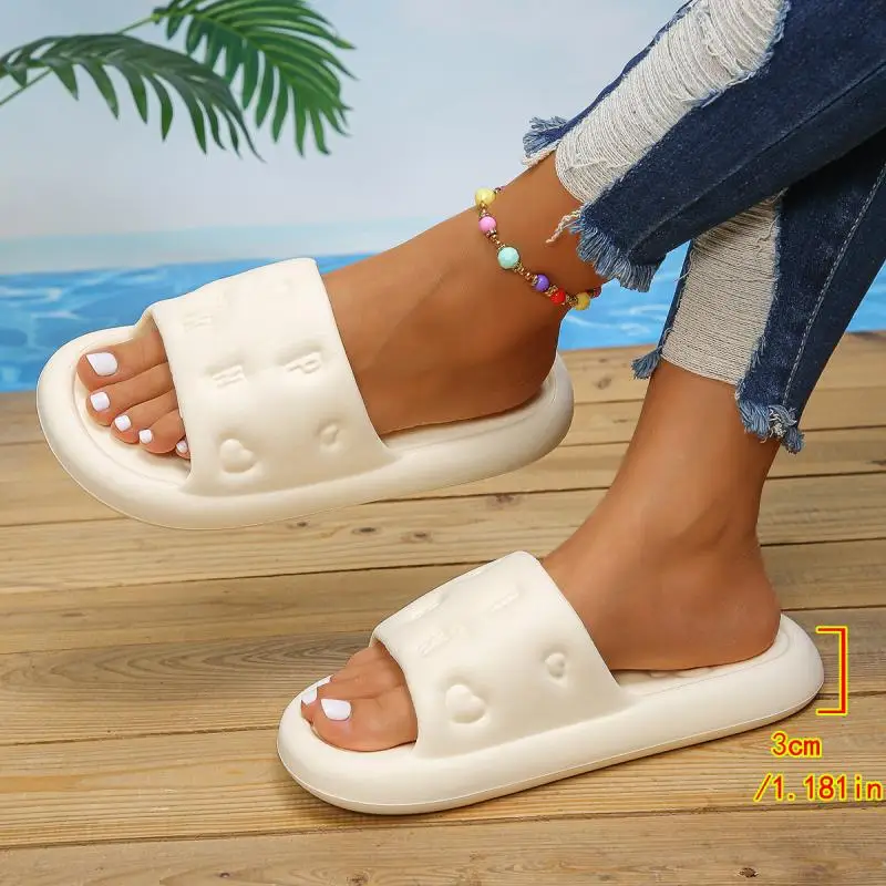 2024 Fashion Colorful Summer Sandals Eva Beach Slippers Woman Comfortable  Non-Slip Soft Soled Slides Home Cloud Shoes FlipFlops