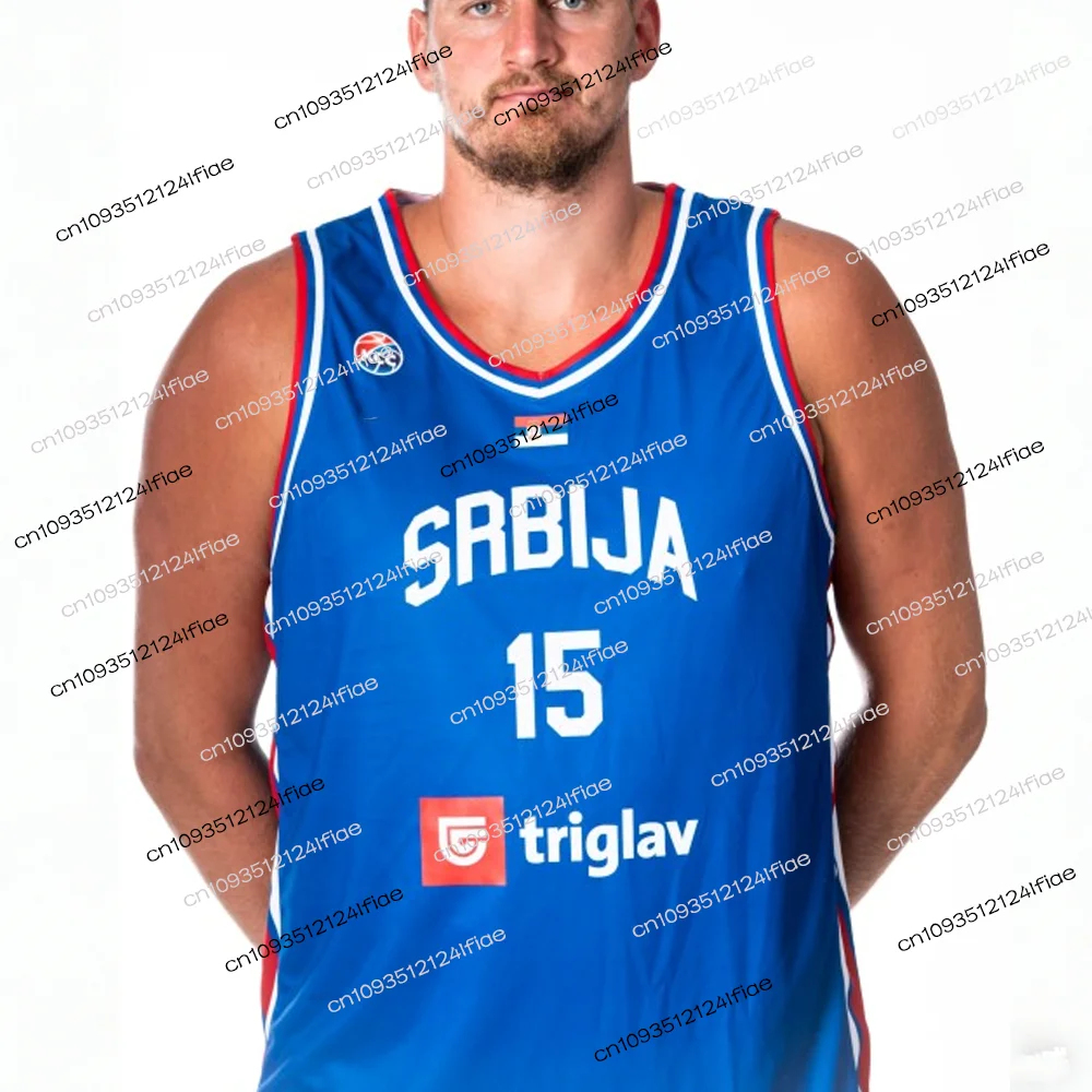 2026 Neuerscheinung Serbische Basketball-Trikot-Weste, Kinder-Basketball-Trainingskleidung Spezielles Fan-Trikot-Set Herren-Sportweste