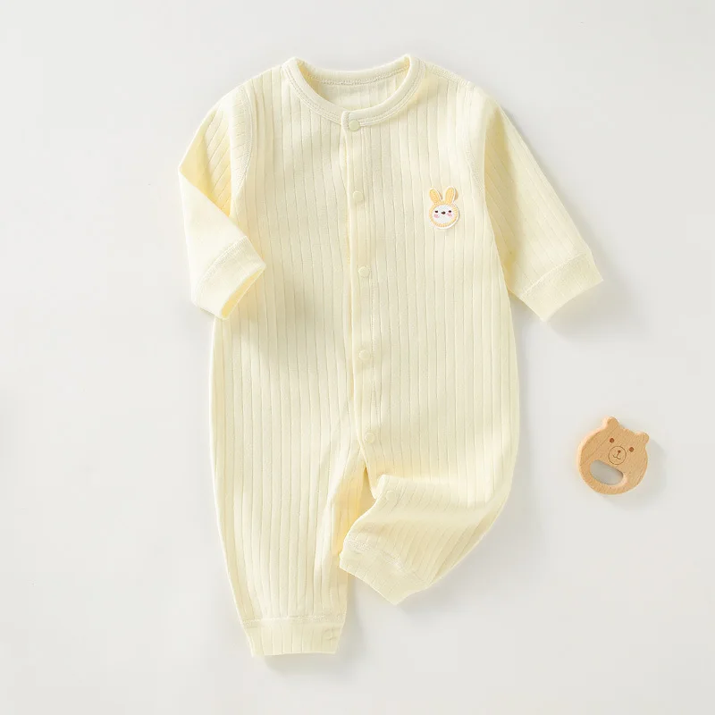 Mono de otoño para bebé, pelele de algodón puro sin hueso para bebé recién nacido, ropa para gatear, ropa para bebé de 0 a 24 meses